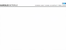 Tablet Screenshot of harolddieterle.com